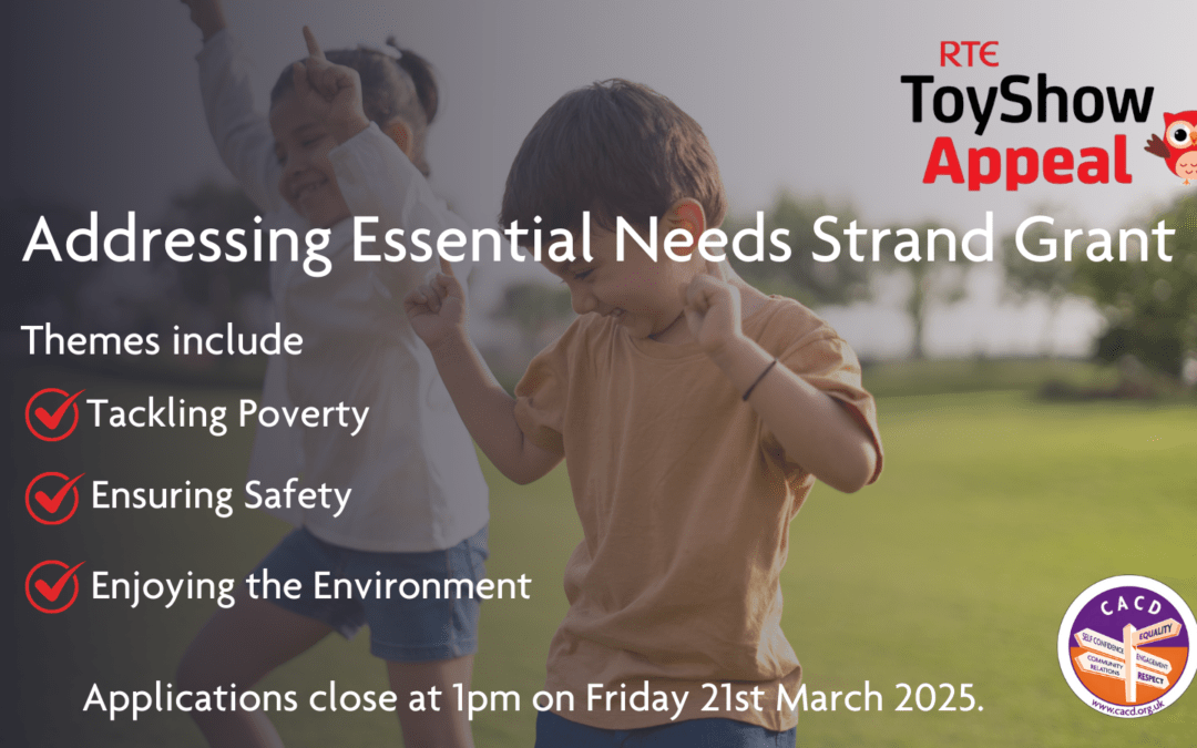 RTÉ Toy Show Appeal 2025 – Addressing Essential Needs Grants